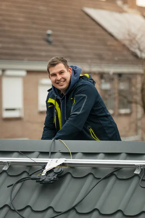 Installatie 10 zonnepanelen